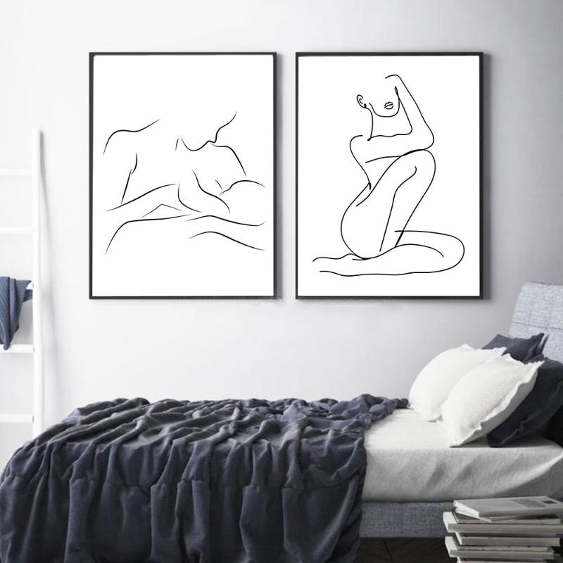 Abstract One Line Draw Feature Poster and Prints Mother and Baby Painting on The Wall Sexy Figure Wall Art Decor for Home
Abstract One Line Draw Feature Poster and Prints Mother and Baby Painting on The Wall Sexy Figure Wall Art Decor for Home