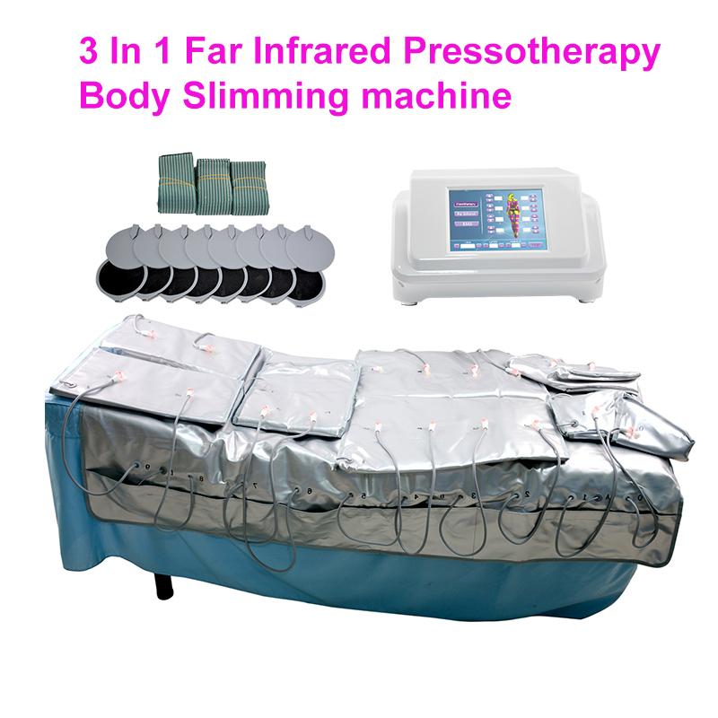 New arrivals 3 In 1 Far Infrared EMS Electric Muscle Stimulation Air Pressure Massage Pressotherapy Lymph Drainage Equipment
New arrivals 3 In 1 Far Infrared EMS Electric Muscle Stimulation Air Pressure Massage Pressotherapy Lymph Drainage Equipment