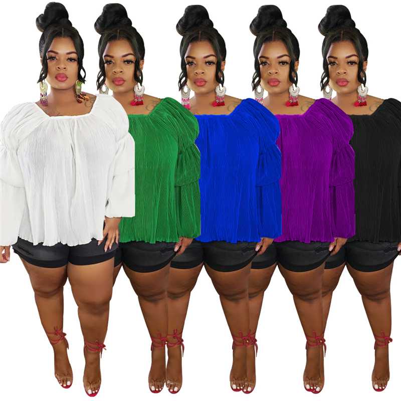 Autumn Womens Tops and Blouses Office Ladies Puff Long Sleeve Top Sexy Plus Size Tops Blouse Wholesale Dropshipping, Black
Autumn Womens Tops and Blouses Office Ladies Puff Long Sleeve Top Sexy Plus Size Tops Blouse Wholesale Dropshipping, Black