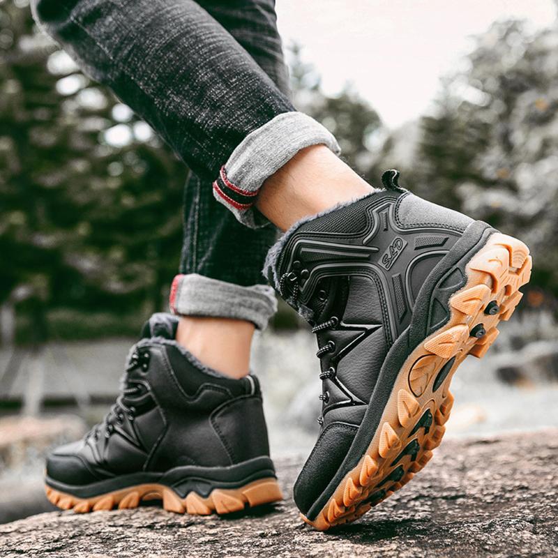 men shoes new fashion boots zapatos de hombre Men's Winter Plus Velvet Warm Cotton Shoes Non-Slip Climbing Sneakers, Black
men shoes new fashion boots zapatos de hombre Men's Winter Plus Velvet Warm Cotton Shoes Non-Slip Climbing Sneakers, Black
