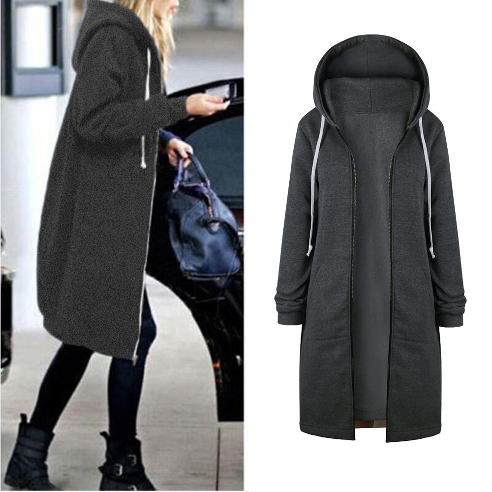 Autumn Winter Coat Women 2020 Casual Long Zipper Hooded Jacket Hoodies Sweatshirt Vintage Plus Size Outwear Coat 5XL #F5, Blue
Autumn Winter Coat Women 2020 Casual Long Zipper Hooded Jacket Hoodies Sweatshirt Vintage Plus Size Outwear Coat 5XL #F5, Blue