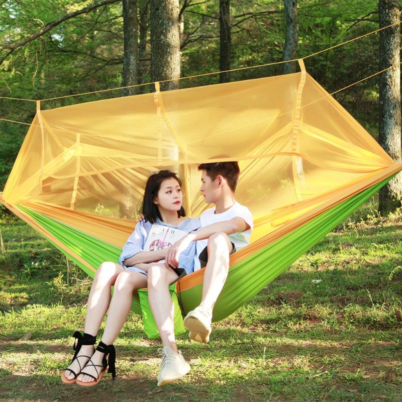 Portable 1-2 Person Outdoor Mosquito Net Parachute Hammock Hanging Sleeping Bed Swing for Camping Hiking Outdoor 13 Colors
Portable 1-2 Person Outdoor Mosquito Net Parachute Hammock Hanging Sleeping Bed Swing for Camping Hiking Outdoor 13 Colors