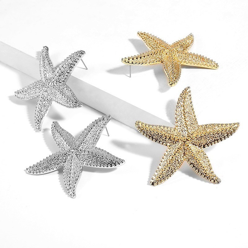JOUVAL New Starfish Shaped Ethnic Women Drop Earrings Elegant Alloy Stars Boho Style Statement Dangle Eardrop Brincos Bijioux
JOUVAL New Starfish Shaped Ethnic Women Drop Earrings Elegant Alloy Stars Boho Style Statement Dangle Eardrop Brincos Bijioux