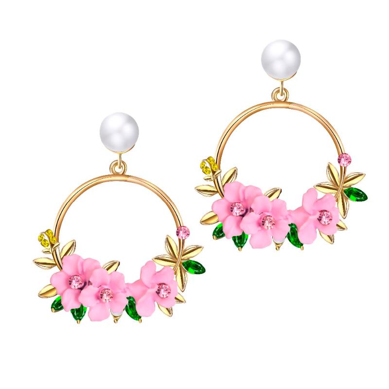 Vintage loop Flower Earrings For Women Gold Color RomaticRound Circle Drop Earring Party Gifts wholesale 2020 new design
Vintage loop Flower Earrings For Women Gold Color RomaticRound Circle Drop Earring Party Gifts wholesale 2020 new design
