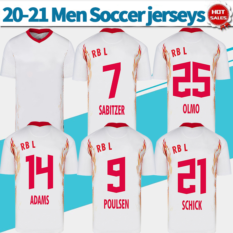 2021 RBL soccer jerseys home white #14 ADAMS #25 OLMO 20/21 Men soccer shirts #21 SCHICK #9 POULSEN customized Football uniforms, Black;yellow
2021 RBL soccer jerseys home white #14 ADAMS #25 OLMO 20/21 Men soccer shirts #21 SCHICK #9 POULSEN customized Football uniforms, Black;yellow