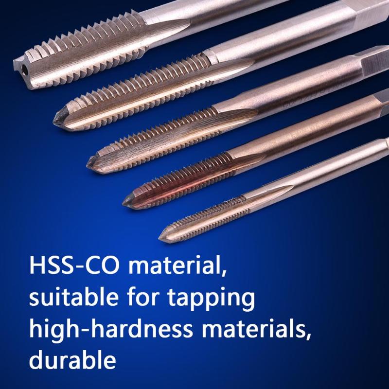 1pc Professional Screw Thread Metric Plug Tap M3 M4 M5 M6 M8 HSS-CO wear resistant Cobalt Coated Threading Tap for Machine
1pc Professional Screw Thread Metric Plug Tap M3 M4 M5 M6 M8 HSS-CO wear resistant Cobalt Coated Threading Tap for Machine