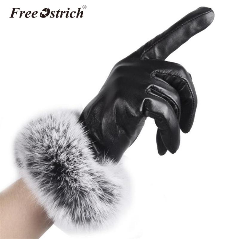 Free Ostrich Gloves Women Winter Causal Wrist Fur PU Leather Warm Gloves Soft Covered Finger L1825
Free Ostrich Gloves Women Winter Causal Wrist Fur PU Leather Warm Gloves Soft Covered Finger L1825