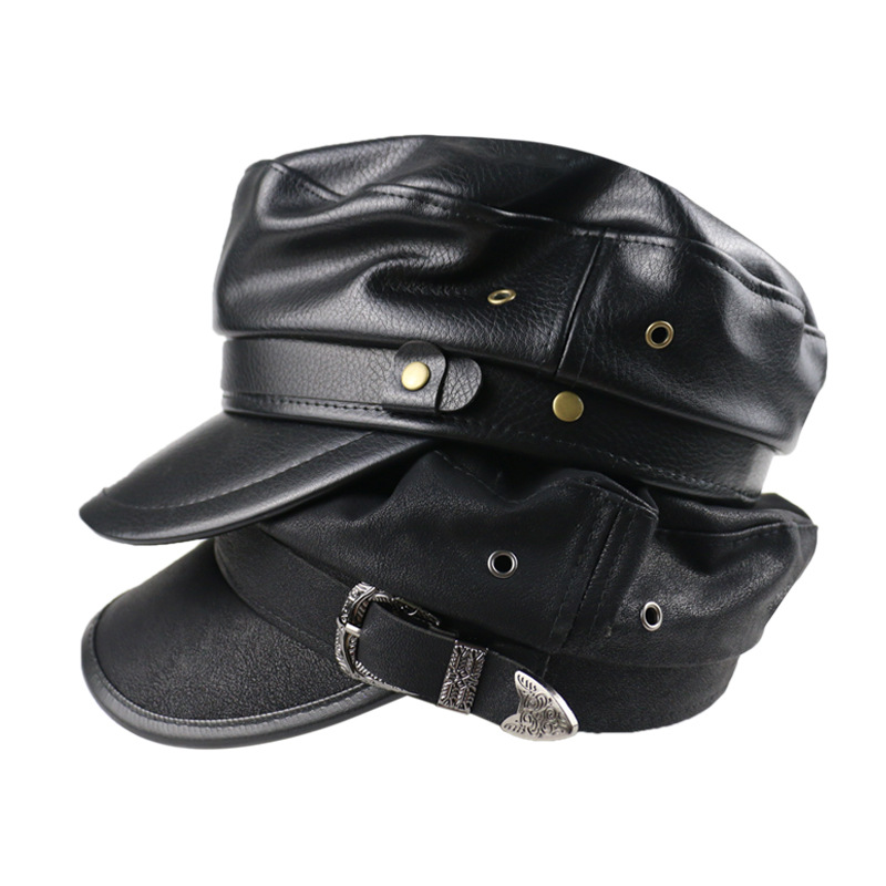 PU beret ladies autumn and winter new black octagonal hat British navy hat outdoor street casual painter
PU beret ladies autumn and winter new black octagonal hat British navy hat outdoor street casual painter