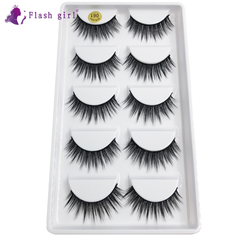 Flash Girl 5 Pairs 3D Handmade Fake Eyelashes Natural Long Thick Daily Makeup Thick Cross Eyelashes Eye Lashes Maquiagem 061
Flash Girl 5 Pairs 3D Handmade Fake Eyelashes Natural Long Thick Daily Makeup Thick Cross Eyelashes Eye Lashes Maquiagem 061