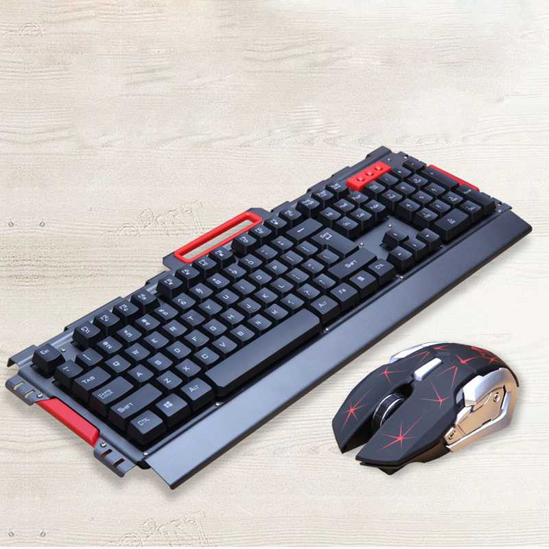 Waterproof Metal Panel Wireless Keyboard and Mouse Set Gaming Keyboard Mause Game Keyboard+Mouse Wireless 2.4G Mice Key board
Waterproof Metal Panel Wireless Keyboard and Mouse Set Gaming Keyboard Mause Game Keyboard+Mouse Wireless 2.4G Mice Key board