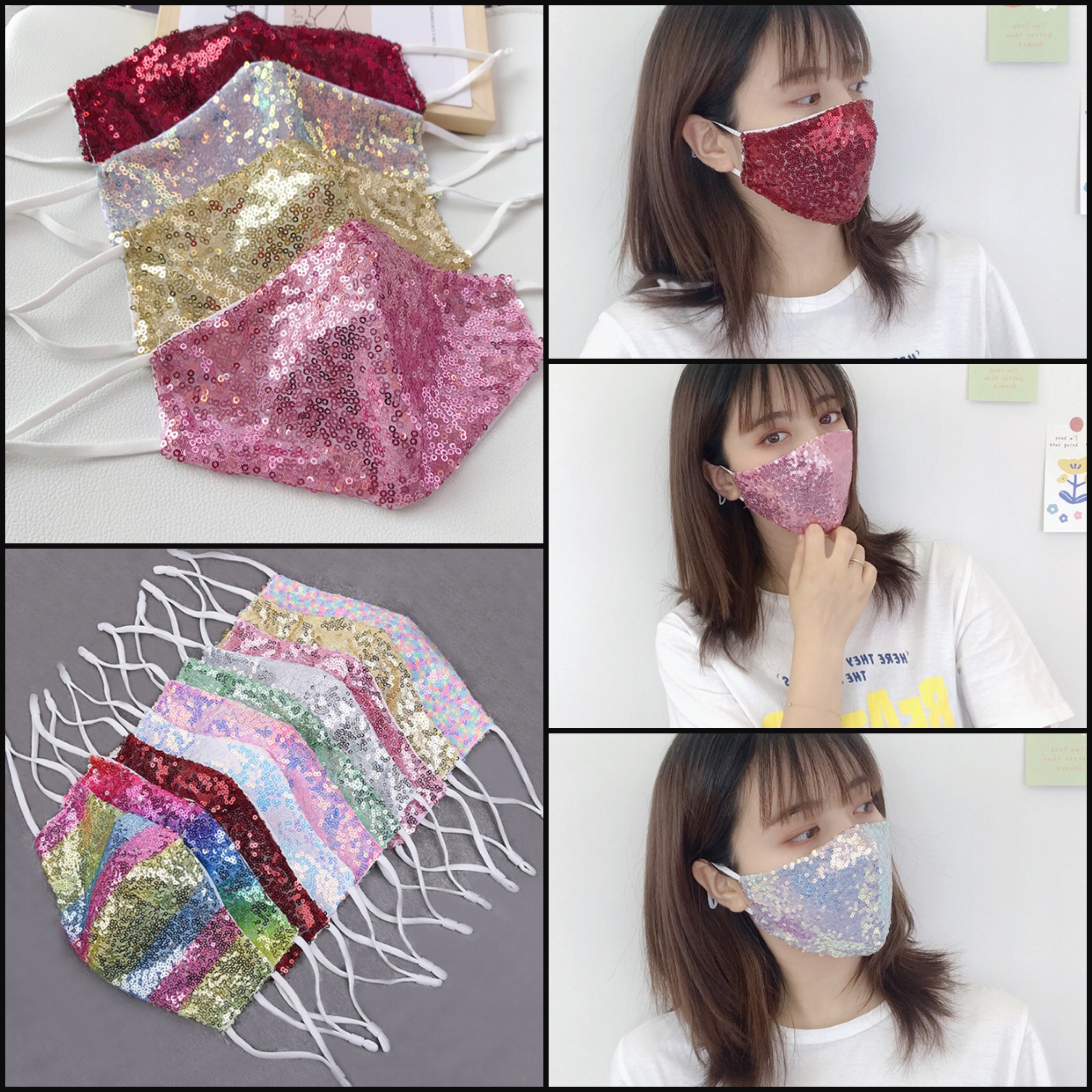 50pcs DHL Fashion Bling 3D Washable Reusable Face Mask PM2.5 Shield Sequins Shiny Face Cover Mount Masks for Adults Anti-dust Cloth Mask
50pcs DHL Fashion Bling 3D Washable Reusable Face Mask PM2.5 Shield Sequins Shiny Face Cover Mount Masks for Adults Anti-dust Cloth Mask