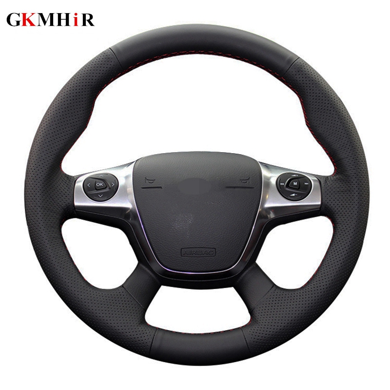 Black Soft Artificial Leather Car Steering Wheel Cover for Ford Focus 3 2012-2014 KUGA Escape 2013-2016
Black Soft Artificial Leather Car Steering Wheel Cover for Ford Focus 3 2012-2014 KUGA Escape 2013-2016