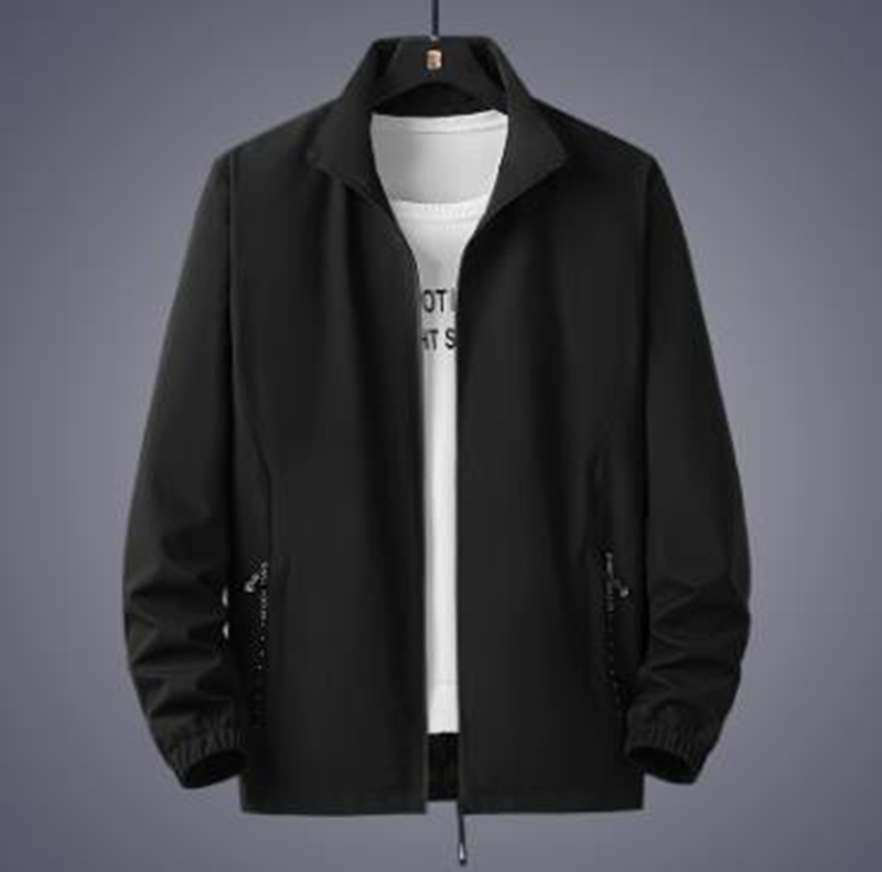 Wholesale new style stand-up collar men's spring and autumn casual jacket young and middle-aged jacket coat size -5XL, Gray
Wholesale new style stand-up collar men's spring and autumn casual jacket young and middle-aged jacket coat size -5XL, Gray