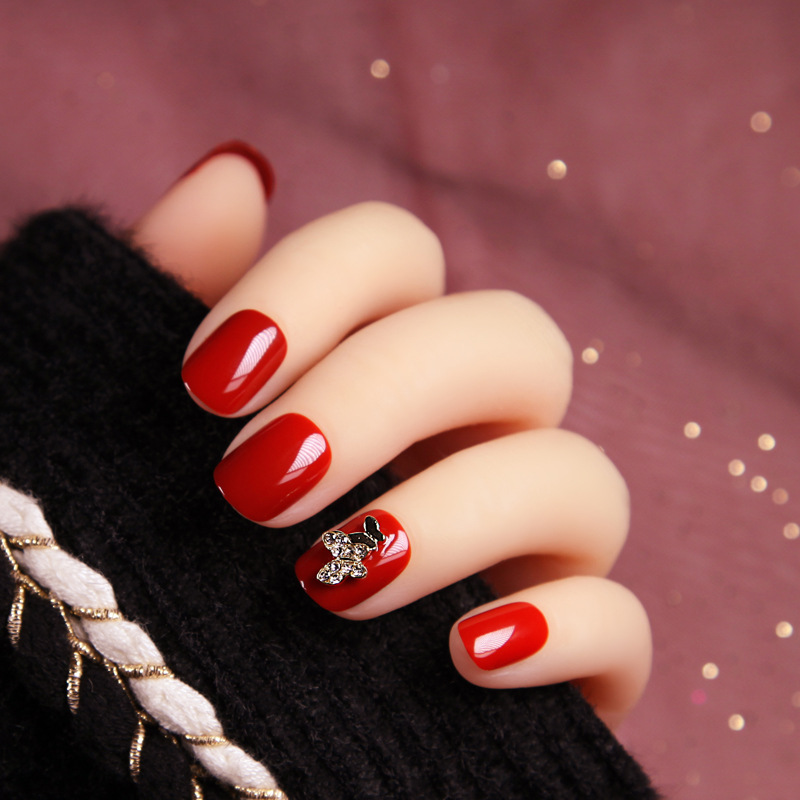 24PCS/box Red Bride Full Cover Finished Fingernail tips Detachable Short Wedding and Girls Wearing Manicure fake nail with glue, As show
24PCS/box Red Bride Full Cover Finished Fingernail tips Detachable Short Wedding and Girls Wearing Manicure fake nail with glue, As show