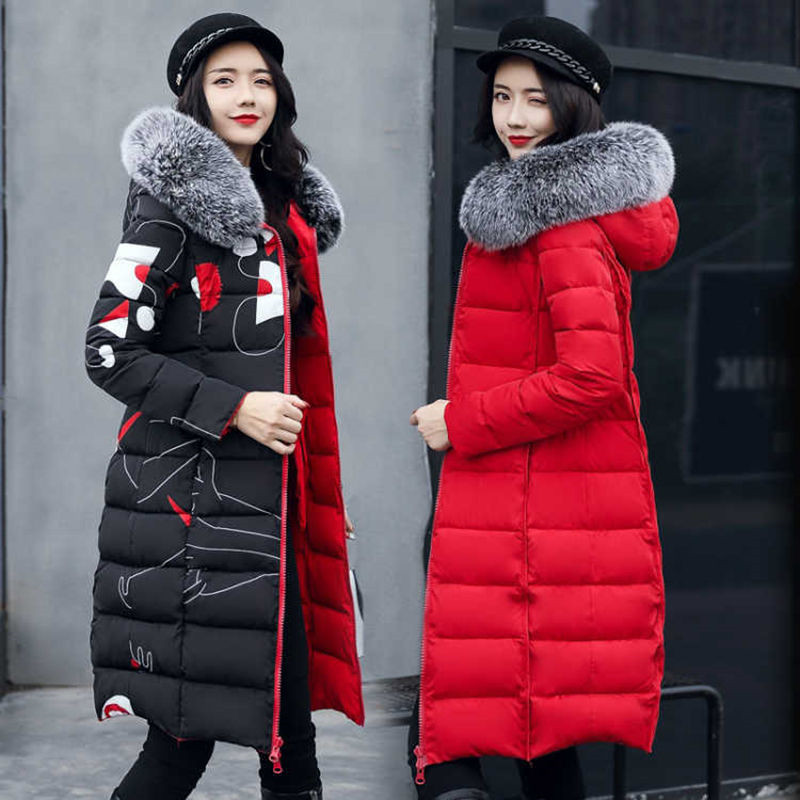 2020 Women Winter Jacket New Arrival With Fur Hooded Both Two Sides Can Be Wore Long Coat Cotton Padded Warm Parka Womens Parkas, Black
2020 Women Winter Jacket New Arrival With Fur Hooded Both Two Sides Can Be Wore Long Coat Cotton Padded Warm Parka Womens Parkas, Black