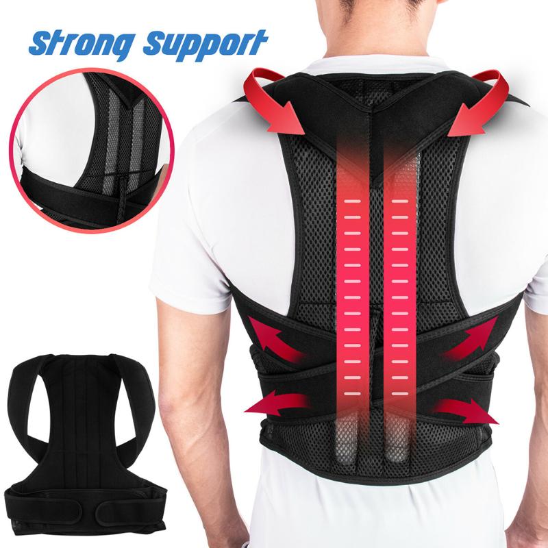 Spine Support Lumbar Posture Corrector Shoulder Unisex Durable Therapy Adjustable Soft Back Brace Health Care Prevents Slouching, As pic
Spine Support Lumbar Posture Corrector Shoulder Unisex Durable Therapy Adjustable Soft Back Brace Health Care Prevents Slouching, As pic