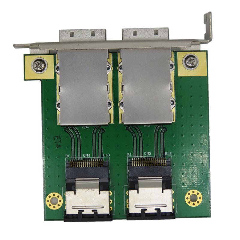 Computer Components for Internal SFF-8087 36P to 2 Port External HD sas26P SFF-8088 Front Panel PCI SAS Card Adapter board
Computer Components for Internal SFF-8087 36P to 2 Port External HD sas26P SFF-8088 Front Panel PCI SAS Card Adapter board