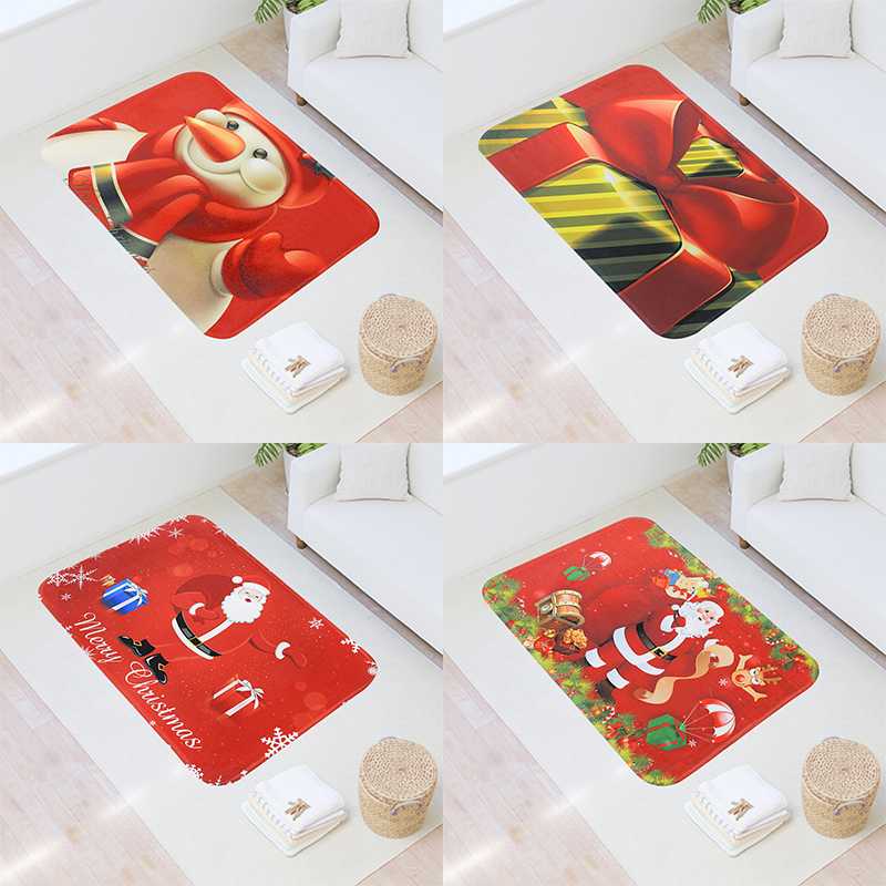 Christmas Mat Outdoor Carpet Doormat Santa Claus Printing Flannel Floor Mat Merry Christmas Ornament Navidad Noel New Year Gift, B03
Christmas Mat Outdoor Carpet Doormat Santa Claus Printing Flannel Floor Mat Merry Christmas Ornament Navidad Noel New Year Gift, B03