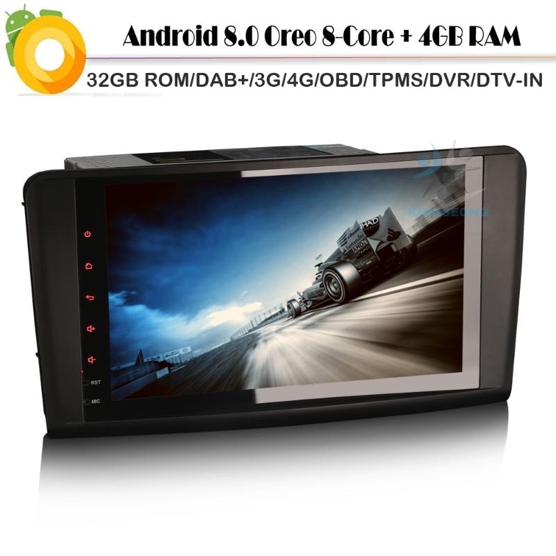 9"Android 8.0 Car Radio Autoradio Octa Core DAB+ for GL-Class X164 WiFi 4G GPS BT USB SD DVR OBD DVT-IN Sat Navi
9"Android 8.0 Car Radio Autoradio Octa Core DAB+ for GL-Class X164 WiFi 4G GPS BT USB SD DVR OBD DVT-IN Sat Navi