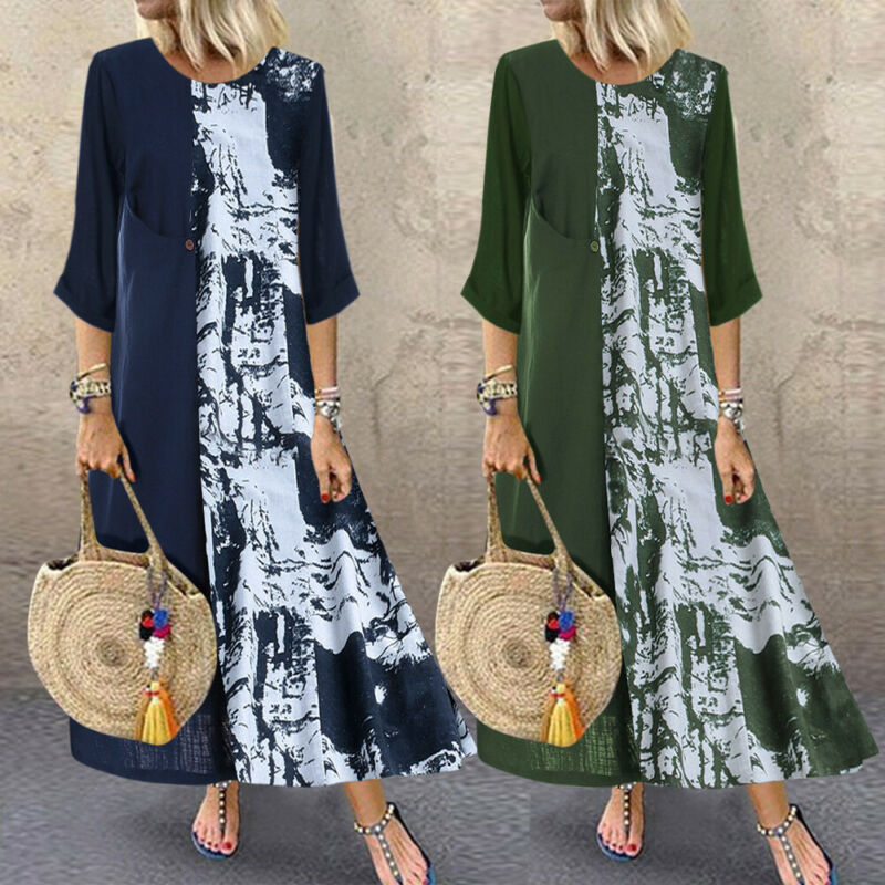 Summer Women Long Kaftan Dress Boho Maxi Caftan Tunic Casual Beach Sundress Colorful Patchwork Loose A line Maxi Dress Plus Size, Green
Summer Women Long Kaftan Dress Boho Maxi Caftan Tunic Casual Beach Sundress Colorful Patchwork Loose A line Maxi Dress Plus Size, Green