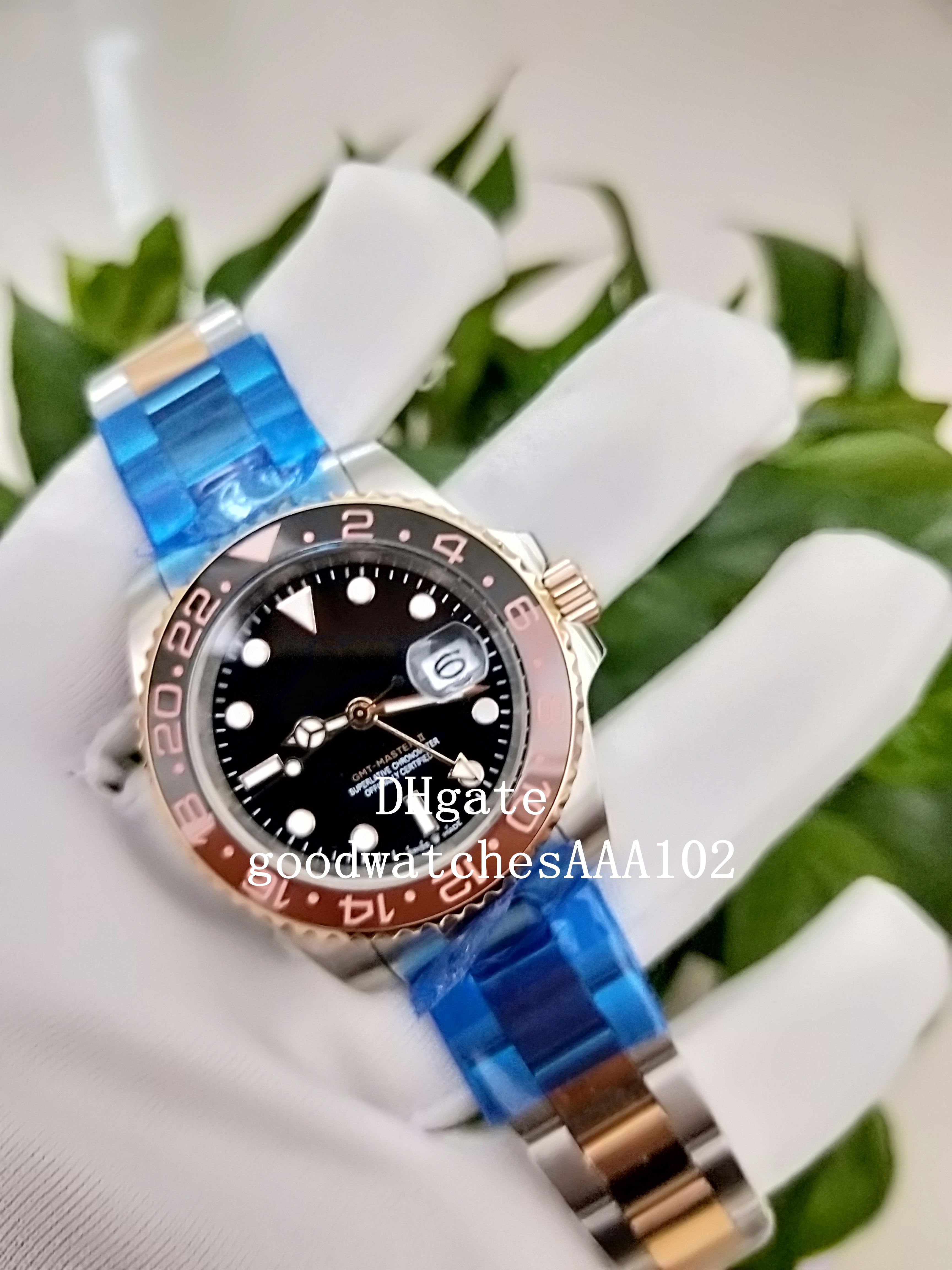amazing 2813 Movement GMT Batman brown and black Mens Watches ceramic 24-hour scale bezel 40MM Automatic
amazing 2813 Movement GMT Batman brown and black Mens Watches ceramic 24-hour scale bezel 40MM Automatic