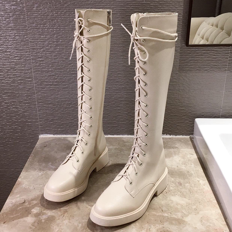 2020 Winter Fashion Women Round Toe Tie Up Riding Boots Medium Heels Beige Boots Metal Zippers Knee High Lady Party Shoes, Black
2020 Winter Fashion Women Round Toe Tie Up Riding Boots Medium Heels Beige Boots Metal Zippers Knee High Lady Party Shoes, Black