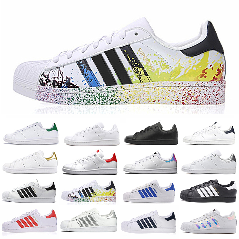 Handsome Stan smith Superstar Hologram platform Leather fashion Shoe Plate-forme Men Women trainers sports sneakers EUR36-45, Color#16
Handsome Stan smith Superstar Hologram platform Leather fashion Shoe Plate-forme Men Women trainers sports sneakers EUR36-45, Color#16