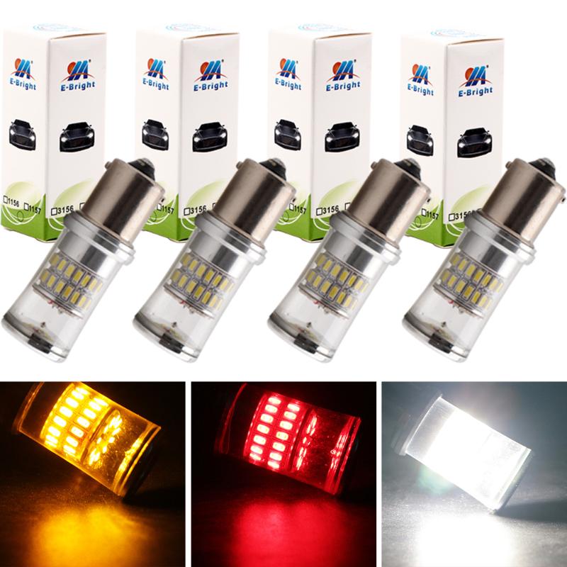4 Pieces S25 1156 BA15S 3014 48 SMD P21W Auto Signal Red White Yellow Mix Base 12V DC Lamps Turn Tail Lights Leds 720 Lumens, As pic
4 Pieces S25 1156 BA15S 3014 48 SMD P21W Auto Signal Red White Yellow Mix Base 12V DC Lamps Turn Tail Lights Leds 720 Lumens, As pic