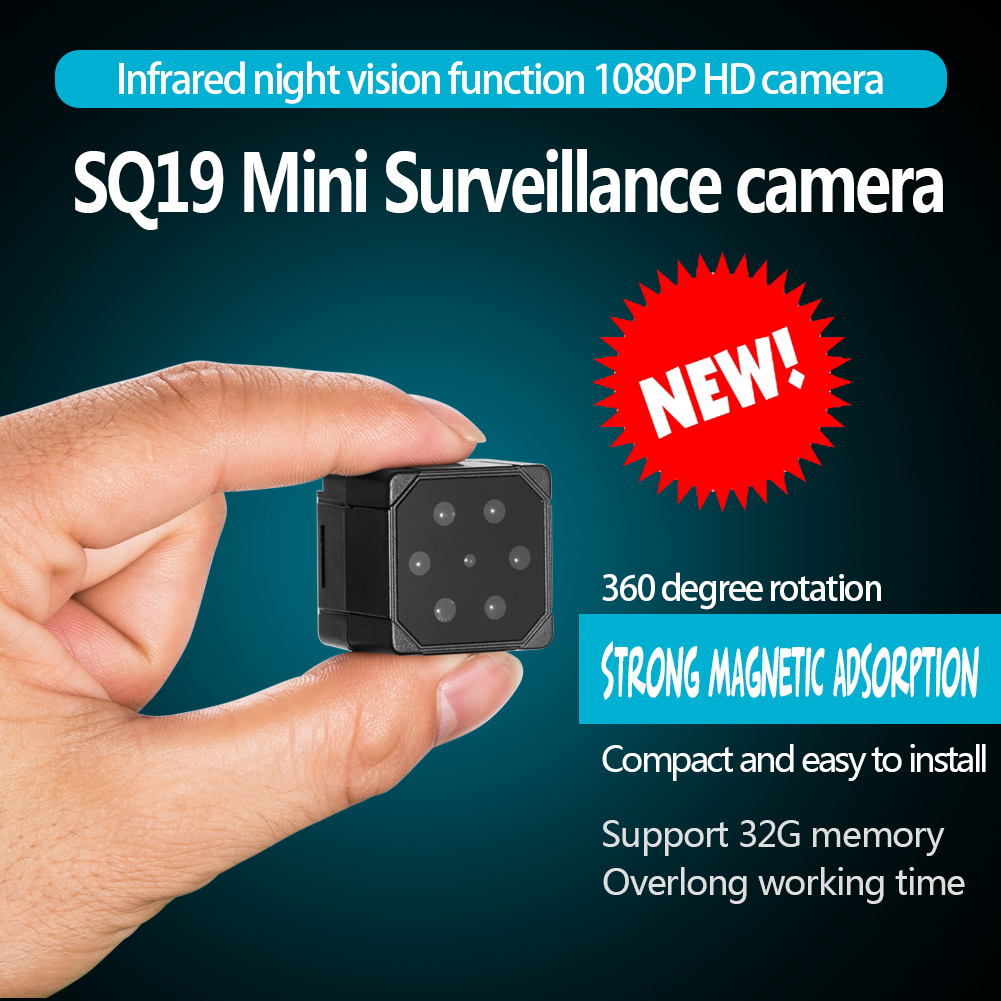 1080P HD Mini Camera Security Camera SQ19 Outdoor Drone Sports Video Recorder Family Matte Night Vision DV Car DVR CAM SQ8 SQ11
1080P HD Mini Camera Security Camera SQ19 Outdoor Drone Sports Video Recorder Family Matte Night Vision DV Car DVR CAM SQ8 SQ11