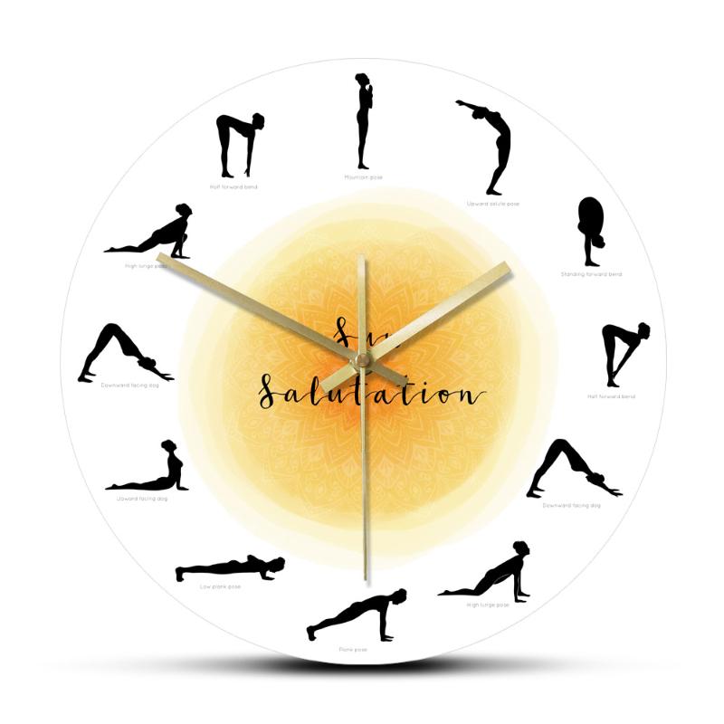 Surya Namaskar Sequence Yoga Pose Silhouette Wall Clock Non ticking Sun Salutation Wall Clock Yoga Studio Decor Gift For Yogis
Surya Namaskar Sequence Yoga Pose Silhouette Wall Clock Non ticking Sun Salutation Wall Clock Yoga Studio Decor Gift For Yogis