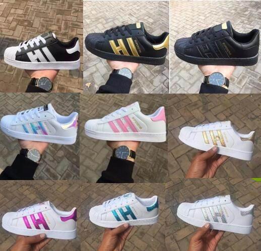 Fashion mens Casual shoes smith stan Female Flat Shoes Women Originals Super Star smith sneakers Shoes