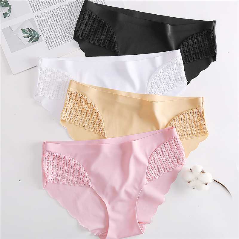 Women' Sexy Seamless Lace Panties Breathable Panty Briefs Girl Comfortable Underwear 6 Colors Size -XL Wholesaler New, Black
Women' Sexy Seamless Lace Panties Breathable Panty Briefs Girl Comfortable Underwear 6 Colors Size -XL Wholesaler New, Black