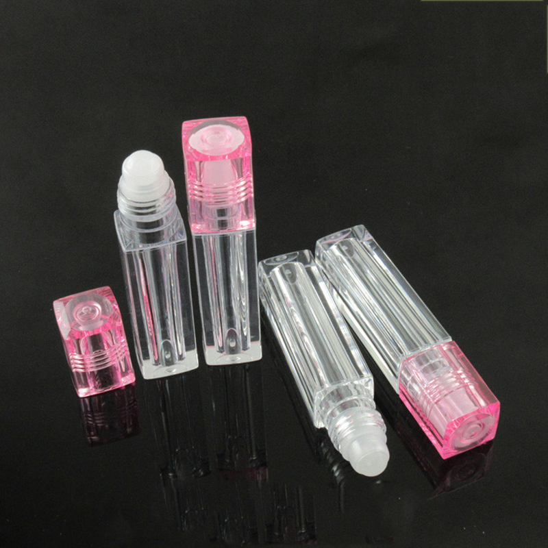 Roller Bottel Empty Lipgloss Bottle Plastic Lip Glss Tubes Roll-on Bottle Essential Oil Containers Mini Lipgloss Tubes