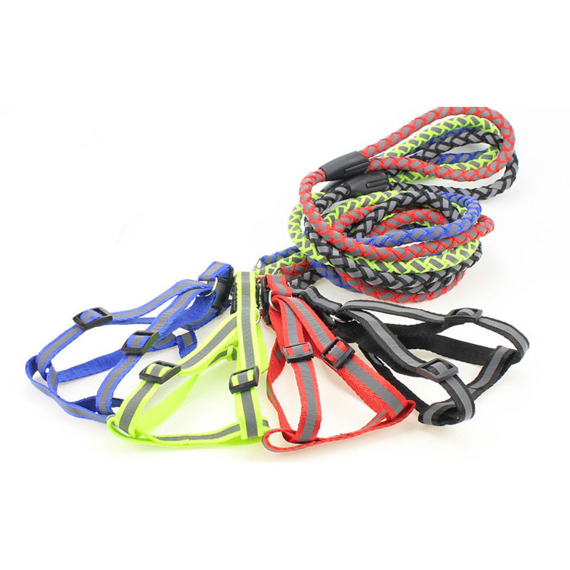 3 Size Pet Dog Collar Harness Leash 120cm Soft Walking Harness Lead Colorful and Durable Traction Nylon Rope
3 Size Pet Dog Collar Harness Leash 120cm Soft Walking Harness Lead Colorful and Durable Traction Nylon Rope