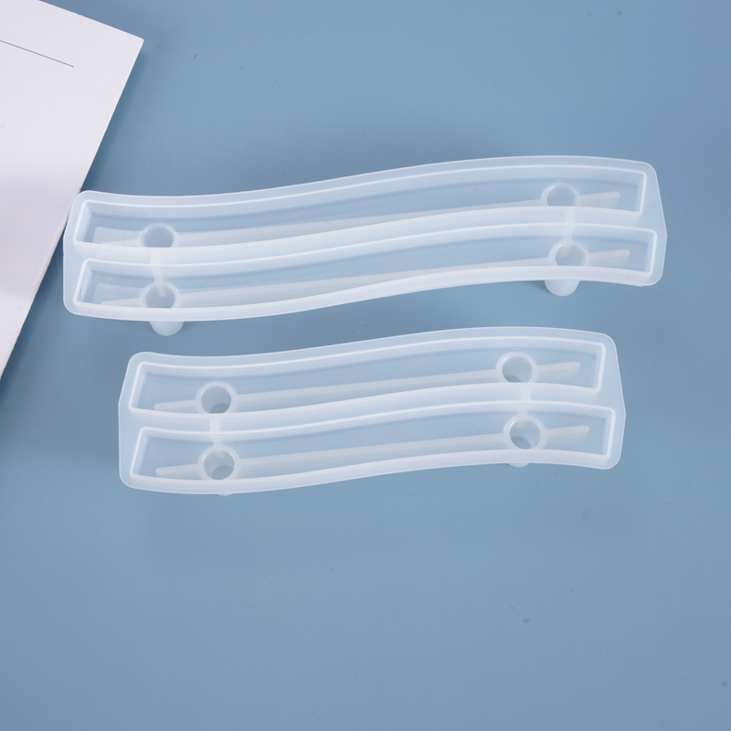 Silicone Resin Tray Handle Molds Resin Fruit Tray Making Fruit Plate Handle Molds Epoxy Resin Crafts