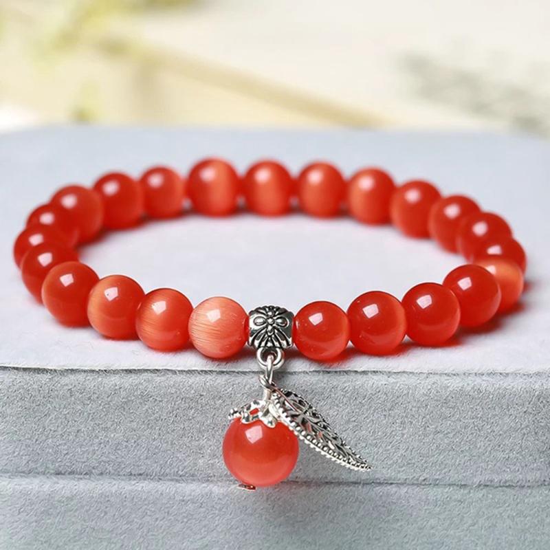 1Pcs Cat's Eye Stone Beads Charm Bracelets & Bangles Handmade Leaf Pendant Bracelet Crystal Jewelry Gifts Women Fashion Jewelry
1Pcs Cat's Eye Stone Beads Charm Bracelets & Bangles Handmade Leaf Pendant Bracelet Crystal Jewelry Gifts Women Fashion Jewelry