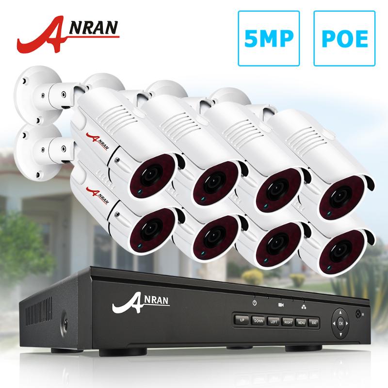ANRAN Surveillance System H.265 8CH POE System 5MP Metal Outdoor Waterproof Network Camera CCTV Security Surveillance Kit
ANRAN Surveillance System H.265 8CH POE System 5MP Metal Outdoor Waterproof Network Camera CCTV Security Surveillance Kit