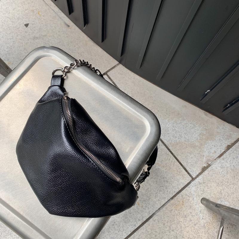 Fashion Design Ladies Black Messenger Bags PU Leather Women Small Shoulder Bags Cool Girls Chain Chest Bag Waist Purse Handbags
Fashion Design Ladies Black Messenger Bags PU Leather Women Small Shoulder Bags Cool Girls Chain Chest Bag Waist Purse Handbags