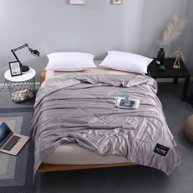 Summer Quilt Blankets Comforter Bed Cover Air Conditioning Blanket Thin Soft Silk Quilt Home Textiles Bedspreads And Comforters, Camel
Summer Quilt Blankets Comforter Bed Cover Air Conditioning Blanket Thin Soft Silk Quilt Home Textiles Bedspreads And Comforters, Camel