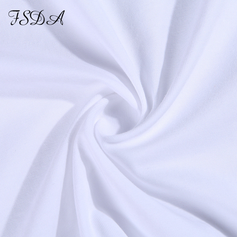 FSDA O Neck Long Sleeve Crop Top Women Sexy Backless Summer White Black Top Bandage Casual T Shirt Ladies