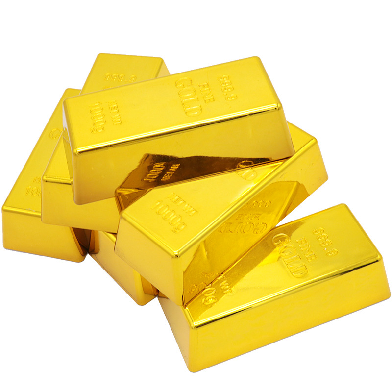 Gold Bullion Door Stopper Fake Gold Bar Paperweight Gold Doorstop Door Wedge for Home Office Decoration Size 6.7 by 3 by 2 -inch (Hollow)
Gold Bullion Door Stopper Fake Gold Bar Paperweight Gold Doorstop Door Wedge for Home Office Decoration Size 6.7 by 3 by 2 -inch (Hollow)