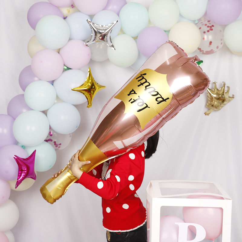 1pc Rose Gold Let's party Bottle Wine Mylar Balloons DIY Party Decoration Kit Valentine's Day Bridal Shower Wedding Bachelorette
1pc Rose Gold Let's party Bottle Wine Mylar Balloons DIY Party Decoration Kit Valentine's Day Bridal Shower Wedding Bachelorette