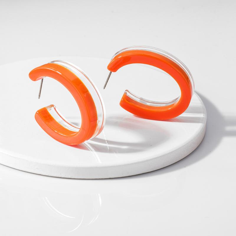 New Fashion Multicolor Acrylic C-shaped Earring for Women Korean Style Geometric Simple Small Stud Earring Party Jewelry
New Fashion Multicolor Acrylic C-shaped Earring for Women Korean Style Geometric Simple Small Stud Earring Party Jewelry