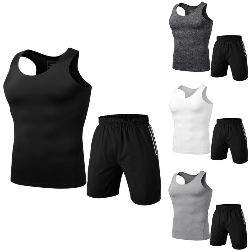 Men's Trend Set Casual Sports Set Slim Fit Summer Sleeveless Round Collar Polyester Solid Color Men's T611, Bk
Men's Trend Set Casual Sports Set Slim Fit Summer Sleeveless Round Collar Polyester Solid Color Men's T611, Bk