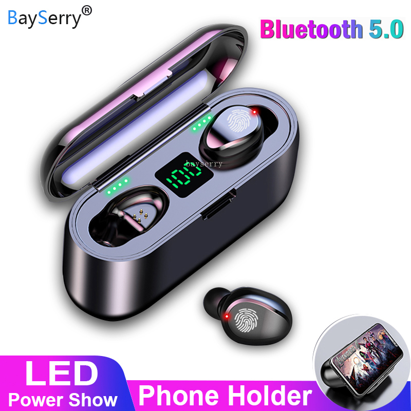 Wireless Headphones TWS Bluetooth 5.0 With Microphone Stereo Sport Music Wireless Earphones Headset With 2000mAh LED Power Bank
Wireless Headphones TWS Bluetooth 5.0 With Microphone Stereo Sport Music Wireless Earphones Headset With 2000mAh LED Power Bank
