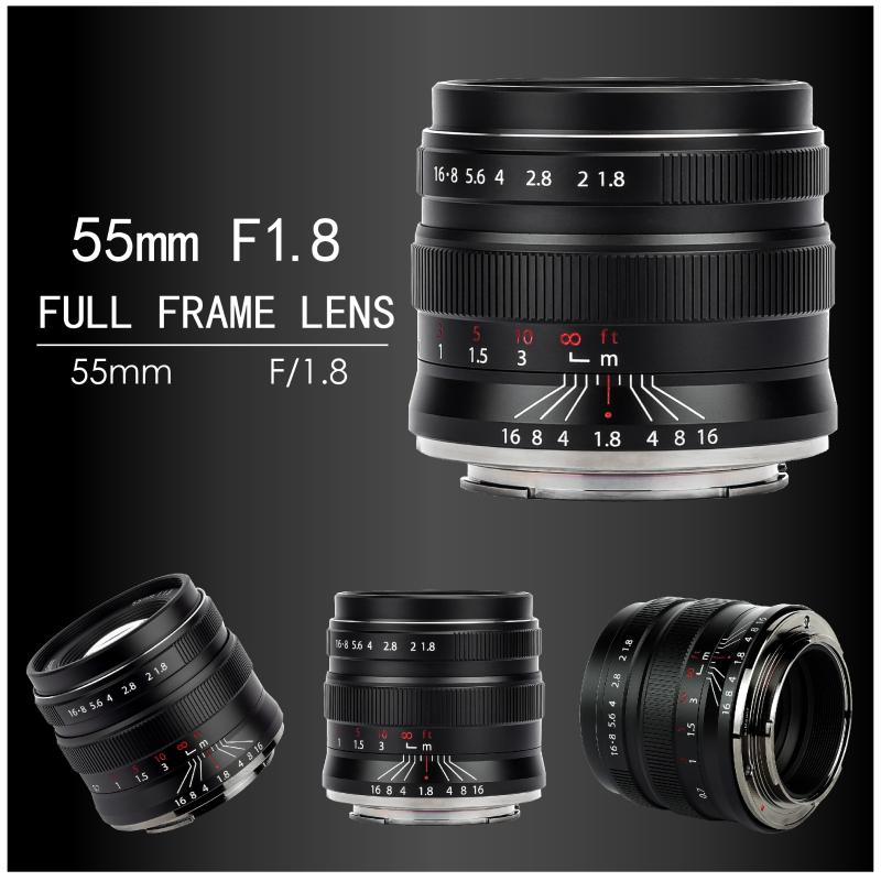 Brightin star 55mm F1.8 Full Frame Large Aperture Manual Focus Prime Fixed Lens for Sony E nikon Z canon RF Mirrorless Cameras
Brightin star 55mm F1.8 Full Frame Large Aperture Manual Focus Prime Fixed Lens for Sony E nikon Z canon RF Mirrorless Cameras