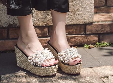 Moraima snc Summer Rope Braided Platform Wedge Sandal Clear PVC Rhinestones Party Dress Shoe Sexy Open Toe Ladies Heels Black
Moraima snc Summer Rope Braided Platform Wedge Sandal Clear PVC Rhinestones Party Dress Shoe Sexy Open Toe Ladies Heels Black