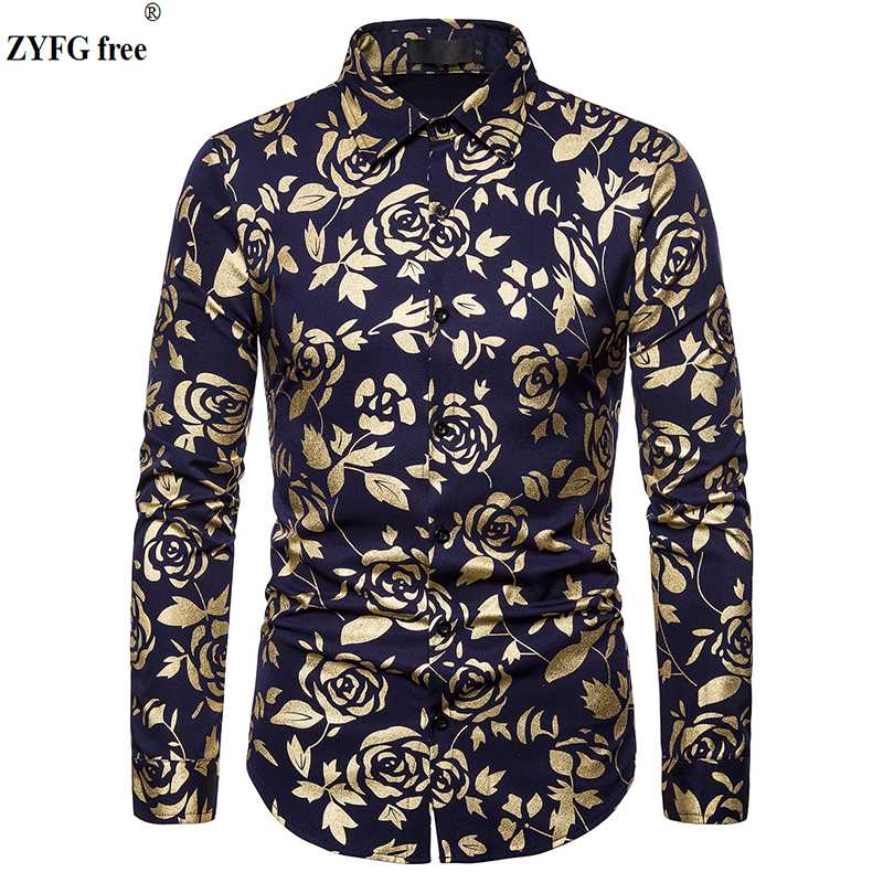 New 2020 summer men casual long sleeve shirts mens rose paatern print shirts fashion slim fit men EU plus size, Black
New 2020 summer men casual long sleeve shirts mens rose paatern print shirts fashion slim fit men EU plus size, Black