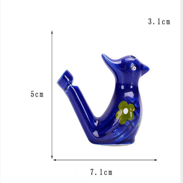 New ceramic waterfowl whistle with rope tourist attraction hot selling crafts Christmas gifts
