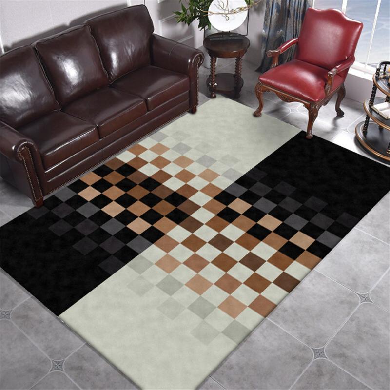 Wishstar Black White Gray Plaid Rectangle Carpet Nordic Design Vintage Carpets For Living Room Rug Geometric Pattern Rugs, As picture
Wishstar Black White Gray Plaid Rectangle Carpet Nordic Design Vintage Carpets For Living Room Rug Geometric Pattern Rugs, As picture